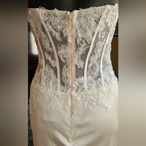 NEW Sherri Hill wedding dress 54185 - Picture 4 of 9